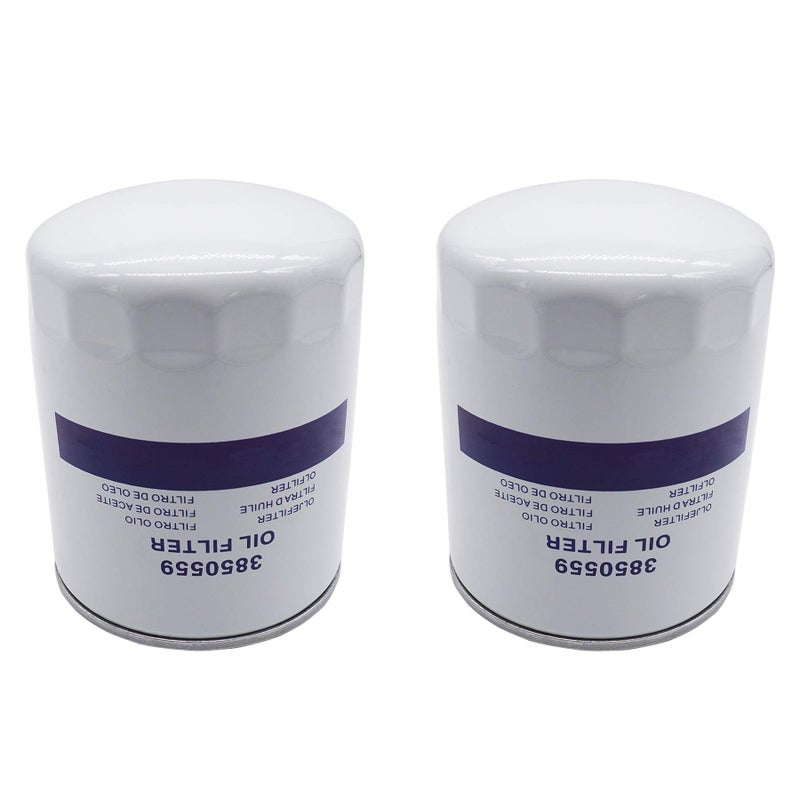 BOLEWIN 2 pcs Marine Oil Filter 3850559 Replacement for Volvo Penta 4.3L 5.0L 5.7L 7.4L - Image 2